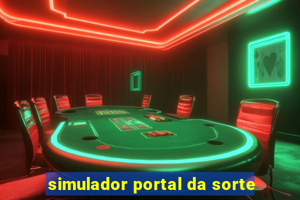 simulador portal da sorte